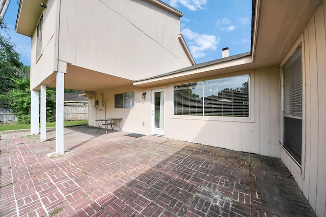 1115 Vang Ct, Crosby, TX 77532 - view of patio featuring fence