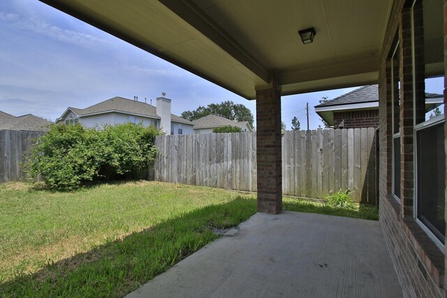 2414 Hannover Valley Ct, Spring, TX 77388 - view of yard featuring a patio