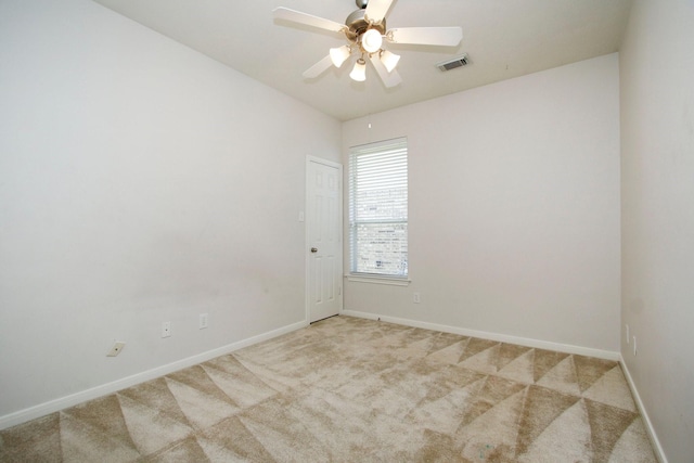 2414 Hannover Valley Ct, Spring, TX 77388 - carpeted spare room featuring baseboards and a ceiling fan