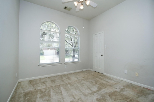 2414 Hannover Valley Ct, Spring, TX 77388 - empty room featuring healthy amount of natural light, ceiling fan, and carpet floors