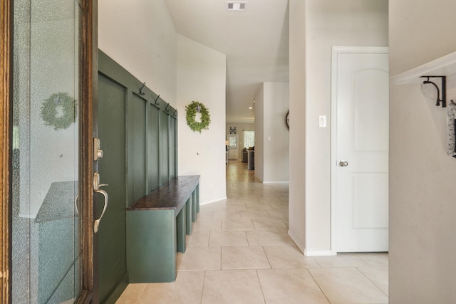 22078 Sun Haven Ln, Porter, TX 77365 - hall with light tile patterned floors and baseboards