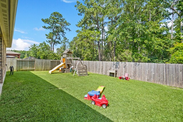 22078 Sun Haven Ln, Porter, TX 77365 - view of yard with a playground