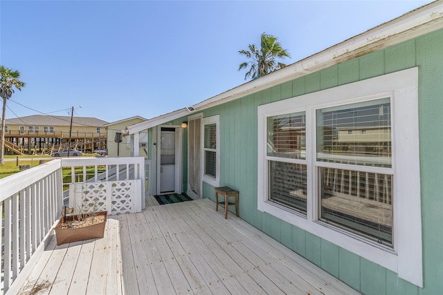 1010 Fort Velasco Dr, Surfside Beach, TX 77541 - view of wooden deck
