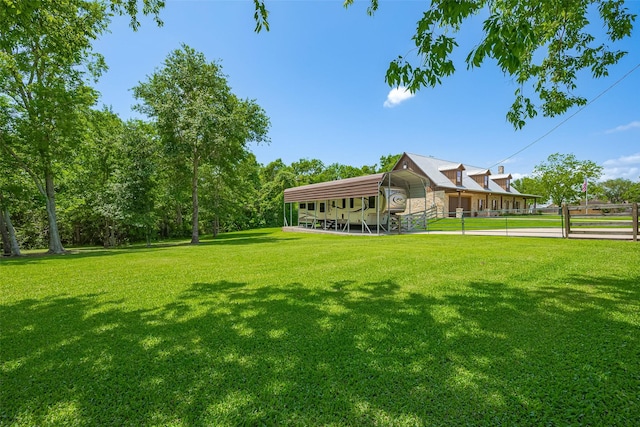 16325 Senkel Rd, East Bernard, TX 77435 - view of yard
