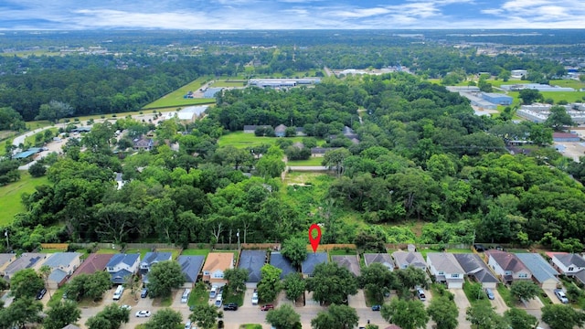 5043 Canyon Blanco Dr, Houston, TX 77045 - aerial view of property's location with nearby suburban area
