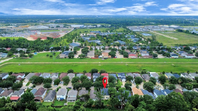 5043 Canyon Blanco Dr, Houston, TX 77045 - aerial view of property's location with nearby suburban area