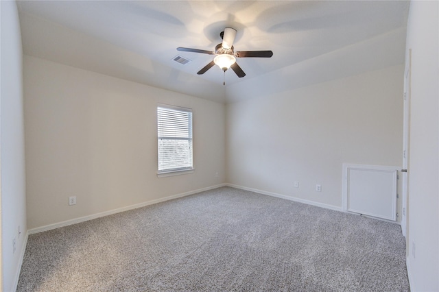 28015 Heritage Stream Dr, Katy, TX 77494 - carpeted empty room featuring a ceiling fan and baseboards