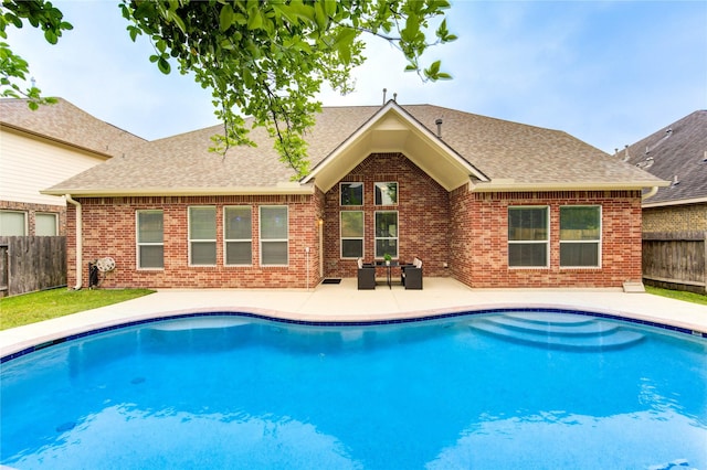 28015 Heritage Stream Dr, Katy, TX 77494 - view of pool with a fenced backyard and a patio area