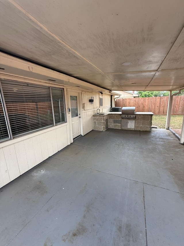 2614 Sicklepod Dr, Houston, TX 77084 - view of patio with a sink