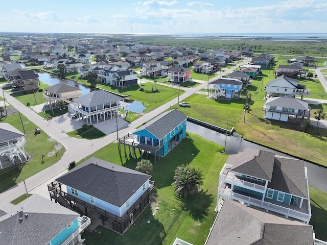 936 Surf Rd, Crystal Beach, TX 77650 - aerial view of residential area featuring a nearby body of water
