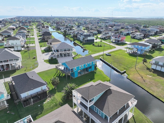 936 Surf Rd, Crystal Beach, TX 77650 - aerial view of residential area with a large body of water