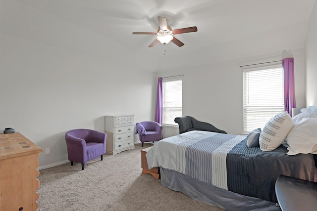 23522 Messina Harbor Dr, Katy, TX 77493 - bedroom featuring carpet floors, a ceiling fan, and baseboards