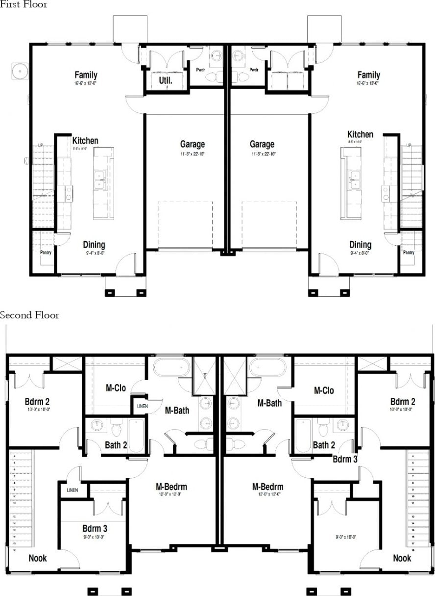 5420 Lynnfield St A/B, Unit A/B Houston, TX 77028 - floor plan / room layout