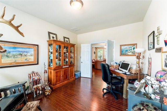 9967 Manor Spring Ln, Brookshire, TX 77423 - office space featuring wood-type flooring
