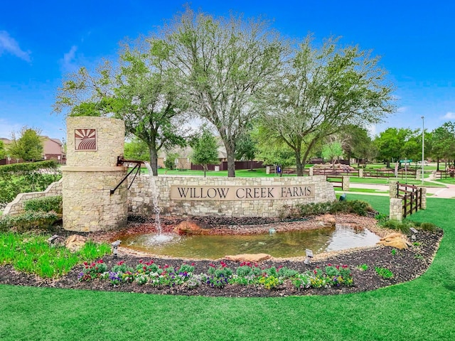 9967 Manor Spring Ln, Brookshire, TX 77423 - community / neighborhood sign with a lawn