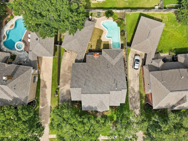 3303 Quiet Lake Dr, Katy, TX 77450 - bird's eye view of a pool