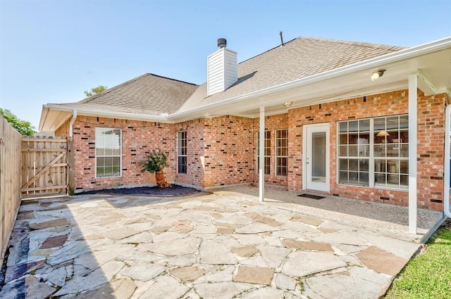 2514 Thunderbird Dr, Orange, TX 77630 - view of patio / terrace with a gate