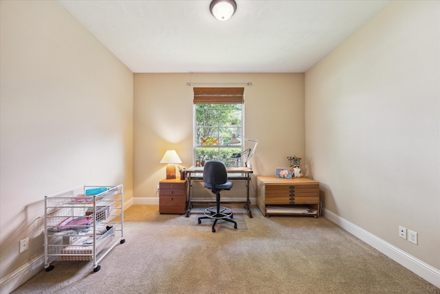 17715 Netherby Ln, Richmond, TX 77407 - home office with carpet flooring and baseboards