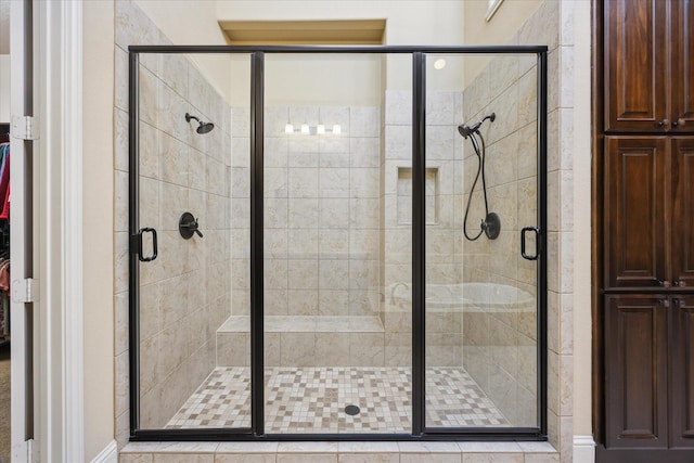 17715 Netherby Ln, Richmond, TX 77407 - full bathroom featuring a shower stall