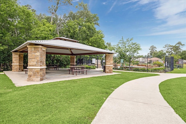 17022 Scuttle Way, Crosby, TX 77532 - view of property's community featuring a gazebo