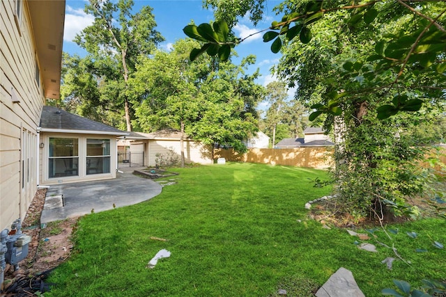 7906 Beaufort Dr, Spring, TX 77379 - view of yard featuring a patio area