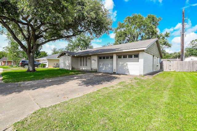 1902 S Memorial Ct, Pasadena, TX 77502 - view of front of property with an attached garage, concrete driveway, and brick siding