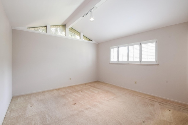 1902 S Memorial Ct, Pasadena, TX 77502 - unfurnished room featuring carpet floors, rail lighting, and baseboards