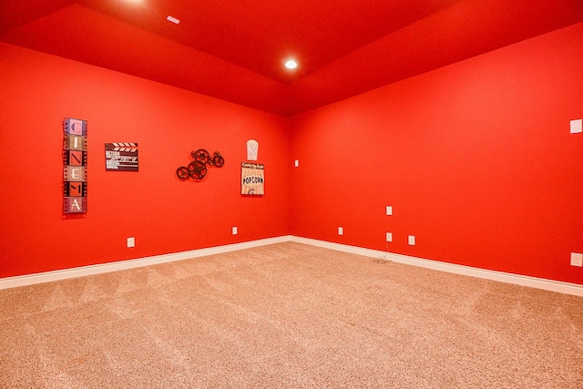 4414 Tilbury Trl, Richmond, TX 77407 - empty room featuring carpet, baseboards, and recessed lighting