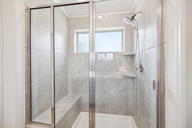 full bath with a stall shower