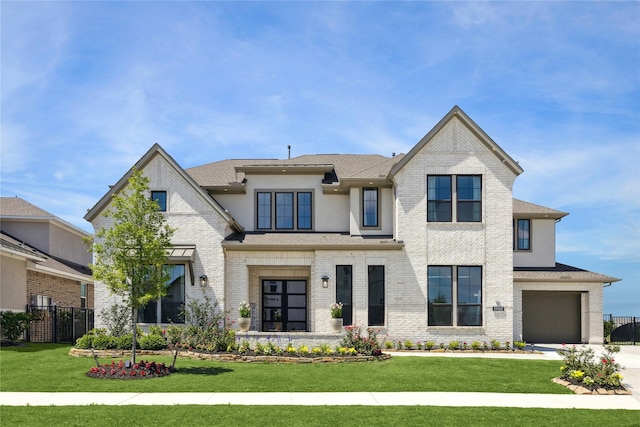 21502 Lowlands Ln, Cypress, TX 77433 - view of front of home with concrete driveway, stucco siding, and brick siding