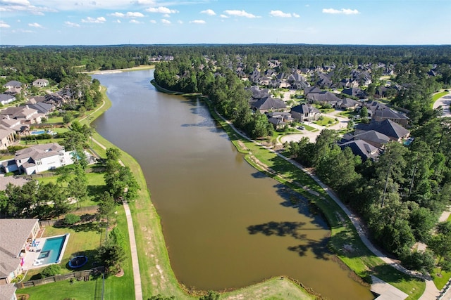 506 Chirping Sparrow Ct, Pinehurst, TX 77362 - view of property location with a nearby body of water and nearby suburban area
