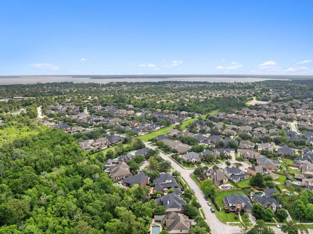 15730 Hunters Lake Way, Houston, TX 77044 - aerial perspective of suburban area featuring a nearby body of water