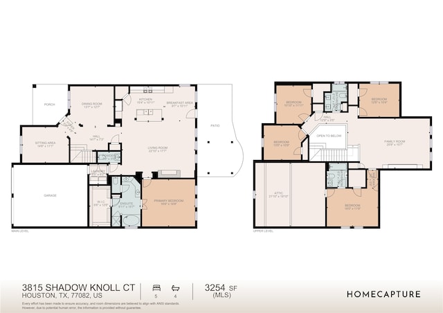 3815 Shadow Knoll Ct, Houston, TX 77082 - home floor plan