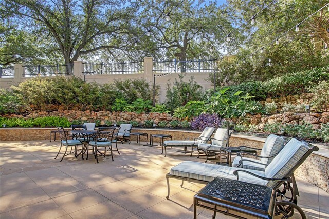 2001 Holcombe Blvd Unit 1605, Houston, TX 77030 - view of patio / terrace with fence