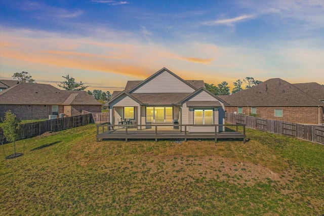 770 Dogberry Ct, Conroe, TX 77304 - back of property featuring a deck