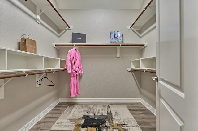 15471 Castlebrook Ct, Montgomery, TX 77316 - walk in closet featuring wood finished floors