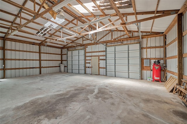 15471 Castlebrook Ct, Montgomery, TX 77316 - garage with metal wall and electric panel