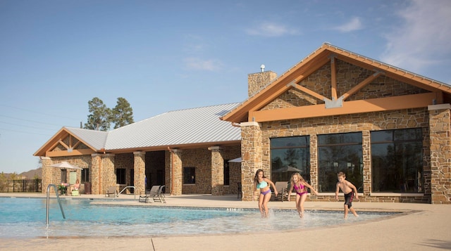 2037 Capriccio Dr, Spring, TX 77386 - community pool featuring a patio