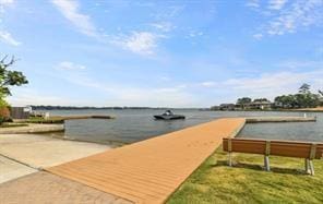 11355 Dawn Beach Ln, Conroe, TX 77304 - dock with a water view