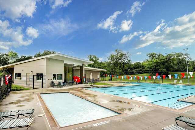 14402 Basalt Ln, Houston, TX 77077 - community pool featuring a patio area