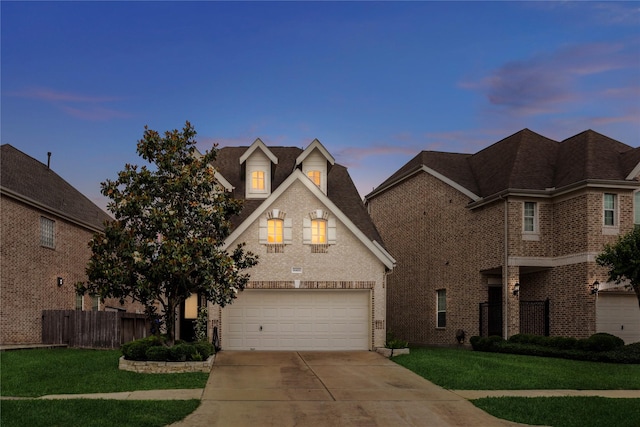14402 Basalt Ln, Houston, TX 77077 - view of front of house featuring concrete driveway, brick siding, and a shingled roof
