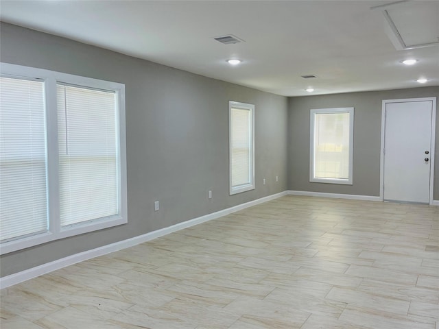 506 N Hackberry St, Sweeny, TX 77480 - unfurnished room featuring baseboards and recessed lighting