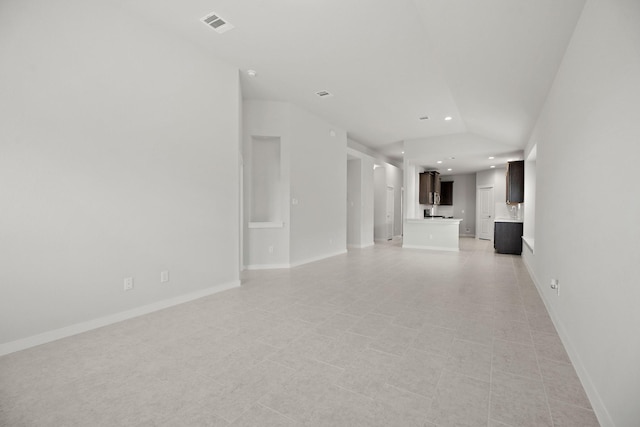 666 Cherry Tree Dr, La Marque, TX 77568 - unfurnished living room featuring recessed lighting and baseboards