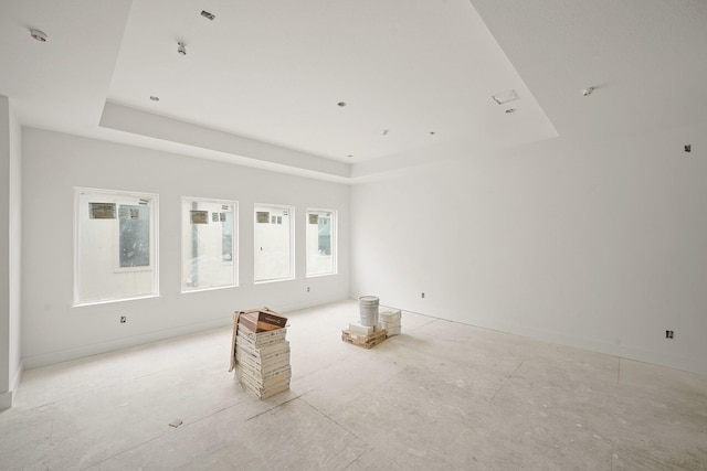 5223 Mimosa Dr, Bellaire, TX 77401 - unfurnished room featuring a tray ceiling