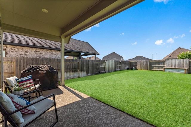 19419 Filly Chase Ct, Tomball, TX 77377 - view of yard featuring a patio