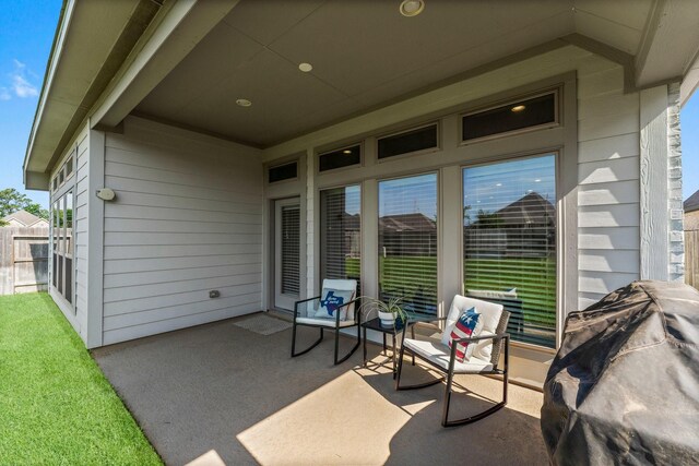 19419 Filly Chase Ct, Tomball, TX 77377 - view of patio featuring fence