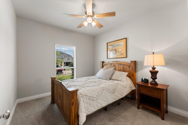 19419 Filly Chase Ct, Tomball, TX 77377 - bedroom featuring light colored carpet, baseboards, and ceiling fan