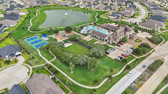19419 Filly Chase Ct, Tomball, TX 77377 - view of property location with a large body of water and nearby suburban area
