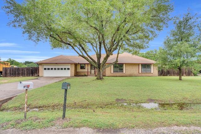 132 Prairie View Ln, Red Oak, TX 75154 - ranch-style home with a garage, concrete driveway, and stucco siding