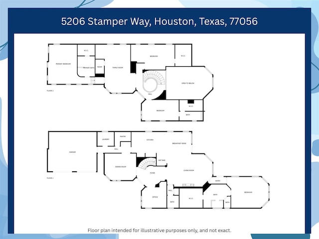 5206 Stamper Way, Houston, TX 77056 - home floor plan